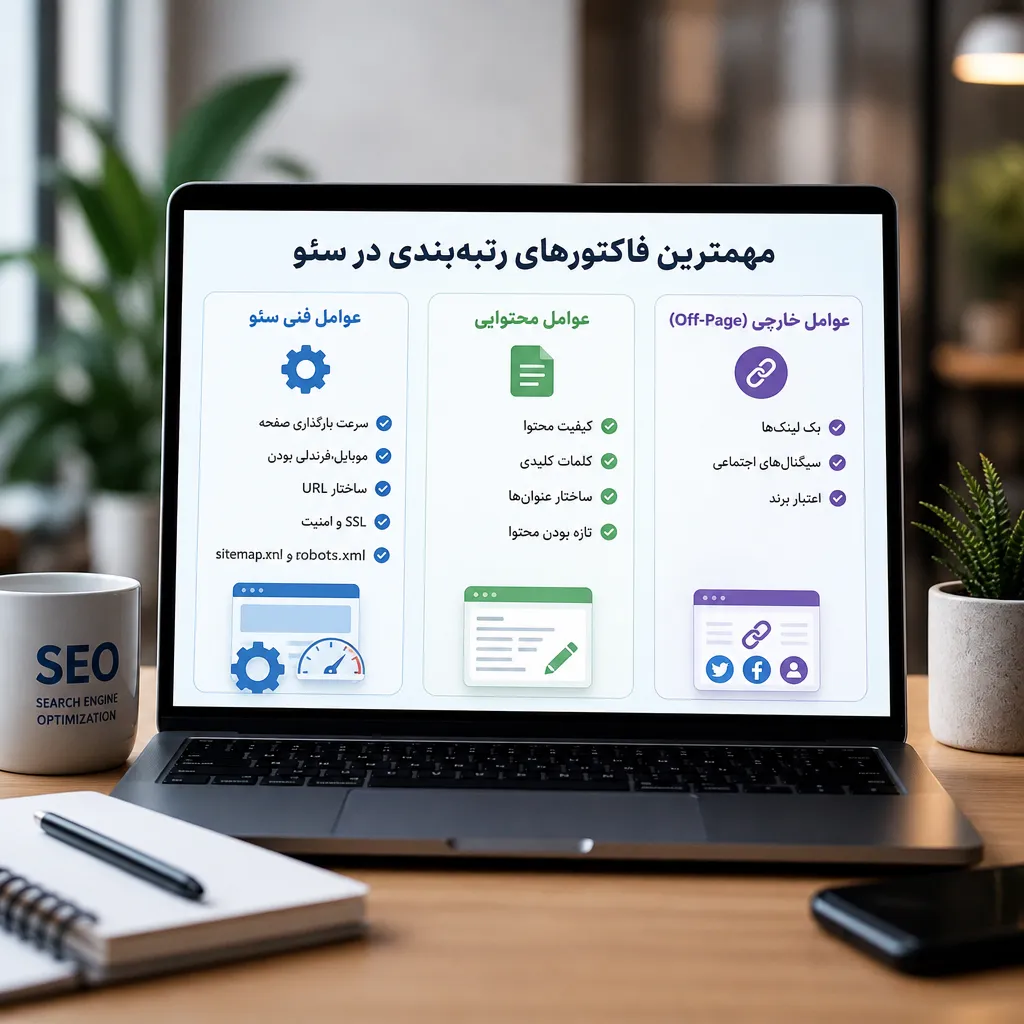 مهمترین فاکتورهای رتبهبندی در سئو