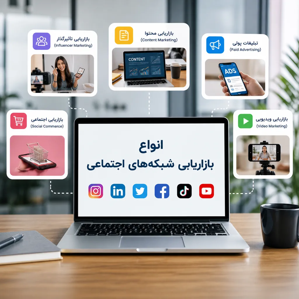 انواع بازاریابی شبکههای اجتماعی
