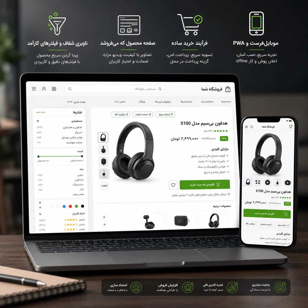 تجربه کاربری و طراحی رابط
