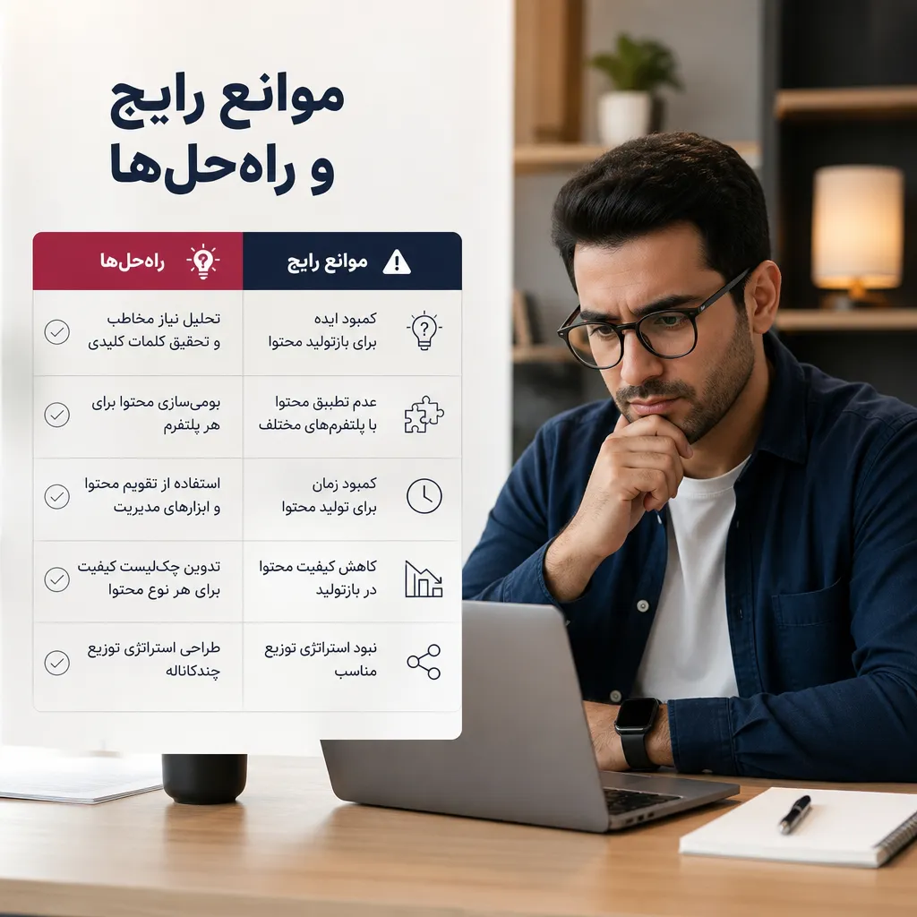 موانع رایج و راهحلها