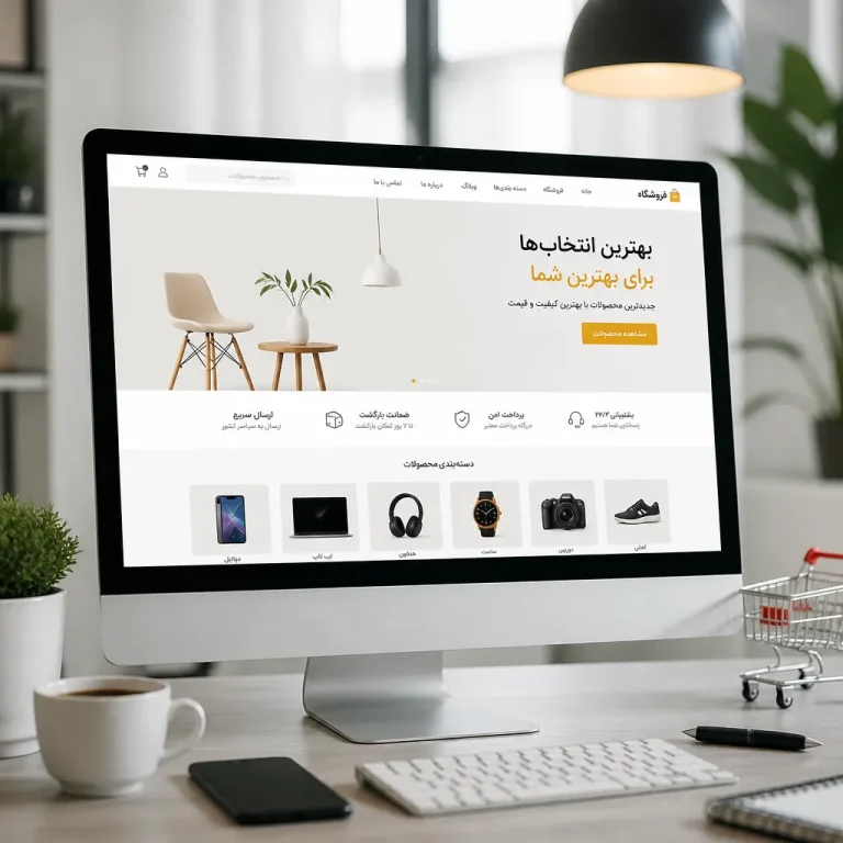 طراحی فروشگاه آنلاین