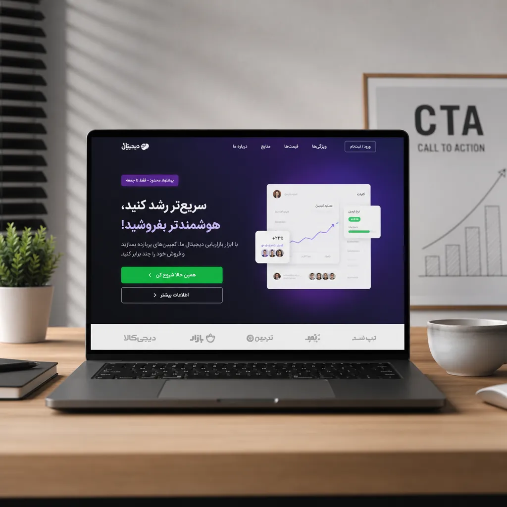 طراحی CTA (Call to Action) مؤثر برای افزایش تبدیل