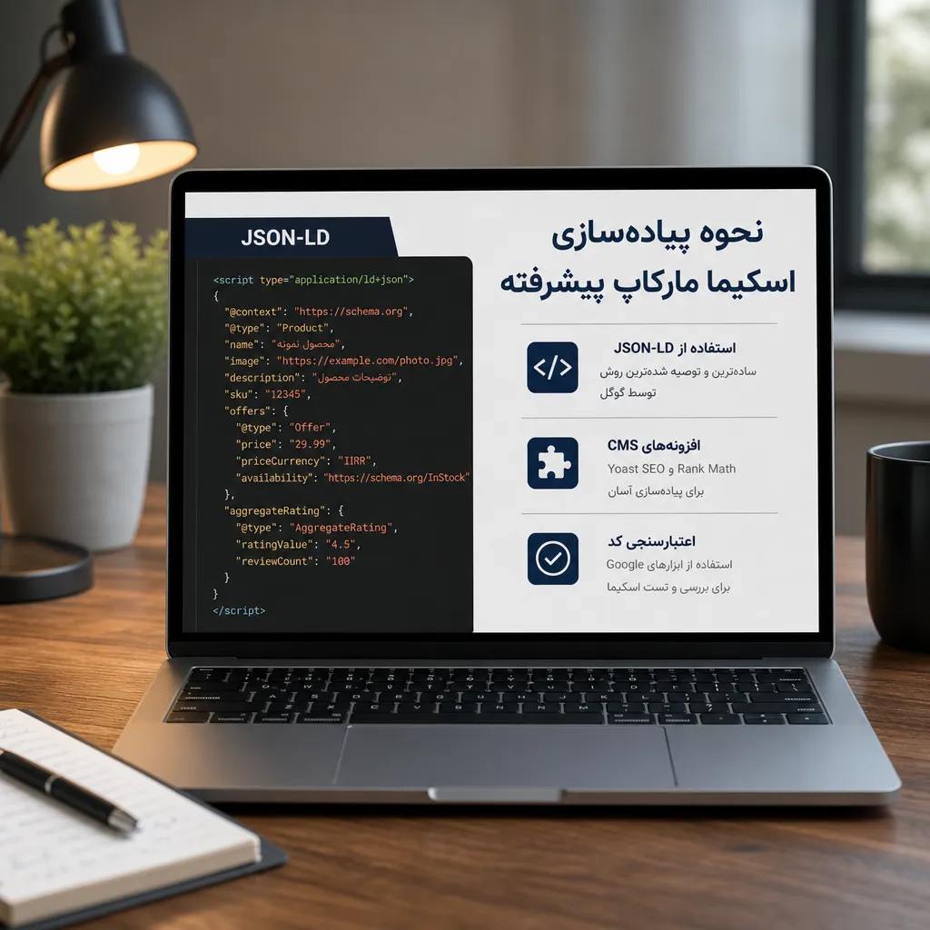 نحوه پیادهسازی اسکیما مارکاپ پیشرفته