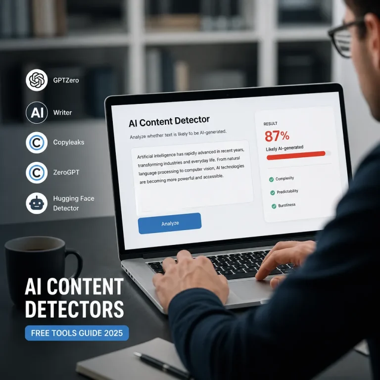ابزارهای رایگان شناسایی محتوای تولید شده با هوش مصنوعی (AI Content Detectors) – راهنمای جامع ۲۰۲۵