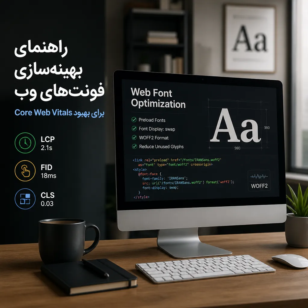 بهینهسازی فونت وب