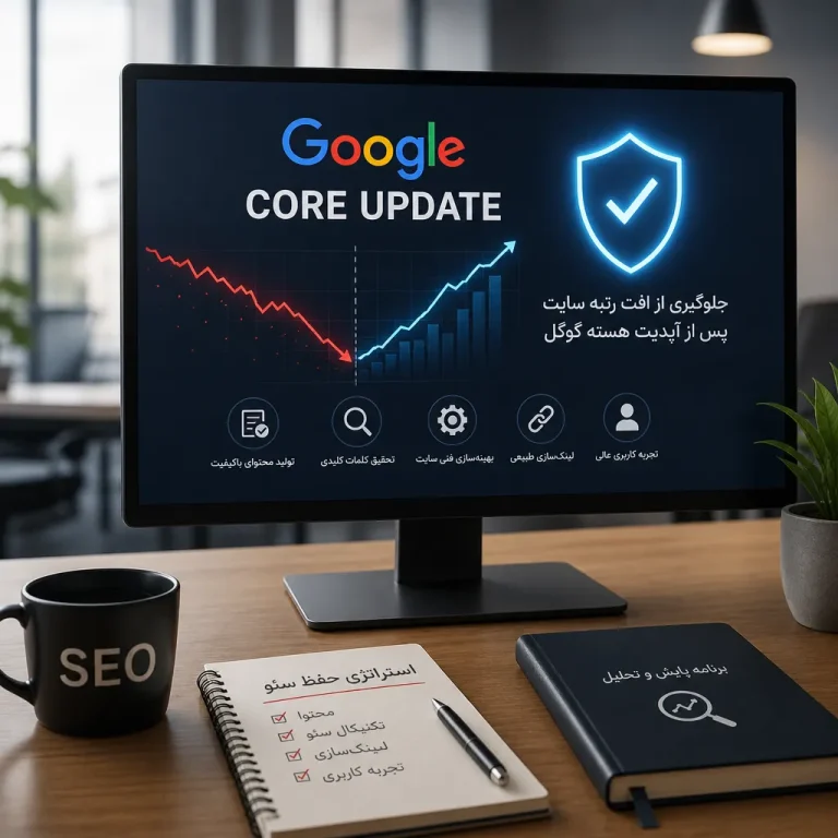 جلوگیری از افت رتبه سایت پس از آپدیت هسته گوگل