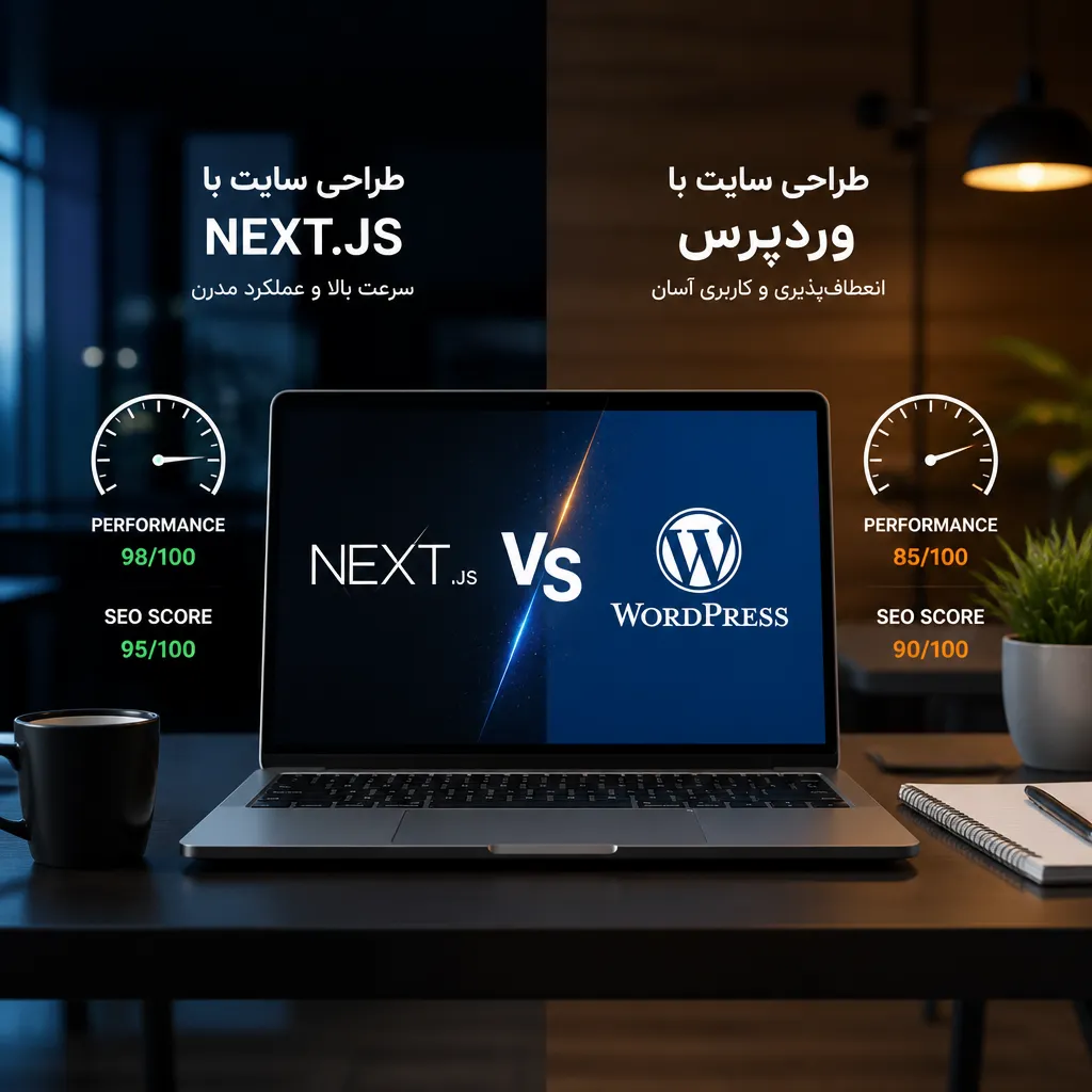 طراحی سایت با Next.js یا وردپرس